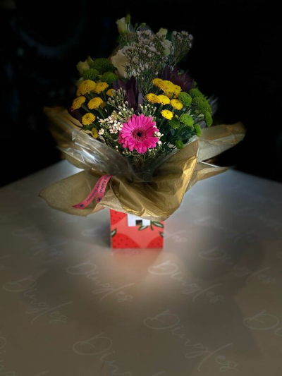 Mamma Mia - Make their day with this bright and vibrant collection of flowers, beautifully presented in a gift box / bag.