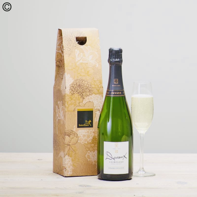 Devaux Grande Réserve NV Champagne - Celebrate properly with this delicious Devaux Grande Reserve Champagne. A combination of dainty, delicate bubbles and fresh floral notes, it's a well balanced tipple perfect for any occasion.