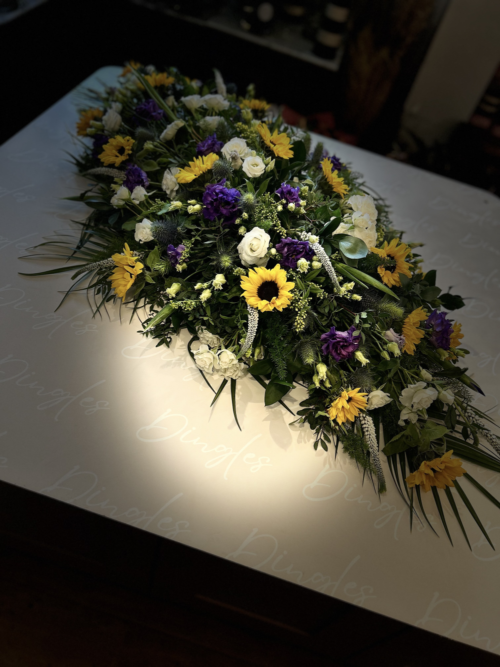 Coffin Spray – Wildflower Style