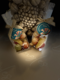 RHS Assorted Marzipan Fruits - Why not add these to your beautiful floral arrangement? Where by a Dingles Expert will place these on a peg within your floral design!